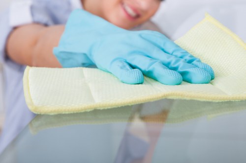 Professional cleaners preparing a Camden flat for move-in cleaning