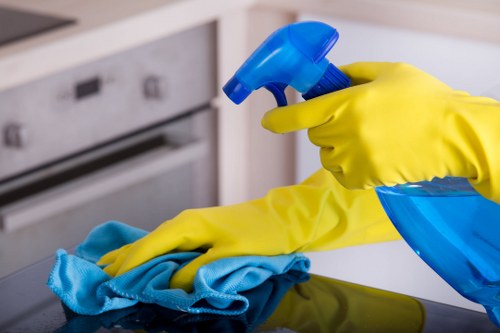 Local cleaner working in a Camden apartment with access considerations