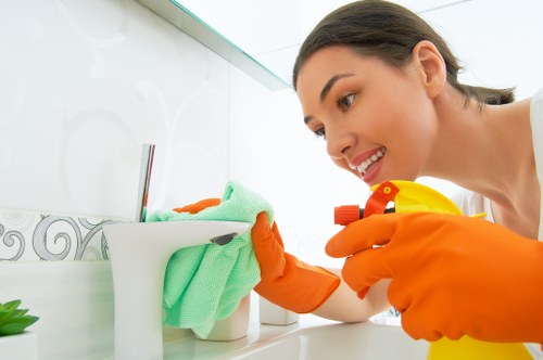 Professional cleaning of shared workplace areas in Camden