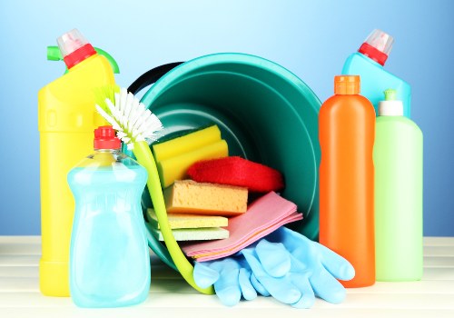 Cleaner preparing a Camden apartment for tenancy handover